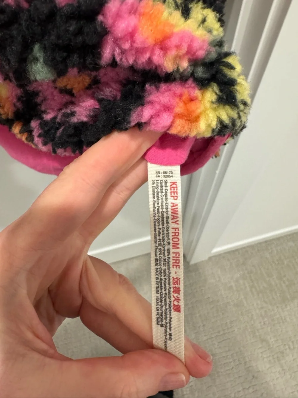 Free People Rocky Ridge Hit the Slopes fleece - Pink & Yellow daisy print - Picture 7 of 7